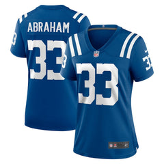Micah Abraham Women's Game Jersey - Indianapolis Colts Jerseys