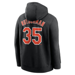 Black Adley Rutschman Baltimore Orioles Nike Player Name & Number Club Pullover Hoodie
