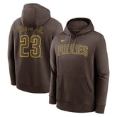 Brown Fernando Tatis Jr. San Diego Padres Nike Player Name & Number Club Fleece Pullover Hoodie