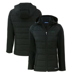 Cutter & Buck Women's Primary Logo Evoke Hybrid Eco Softshell Recycled Full-Zip Hoodie Jacket - New York Jets Hoodies