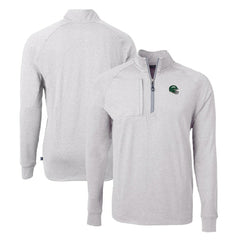 Cutter & Buck Helmet Adapt Eco Knit Quarter-Zip Top - New York Jets Tops