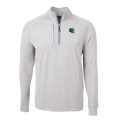 Cutter & Buck Helmet Adapt Eco Knit Quarter-Zip Top - New York Jets Tops