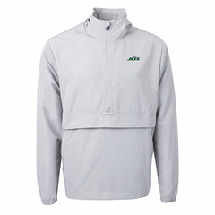 Cutter & Buck Primary Logo Charter Eco Recycled Half-Zip Anorak Jacket - New York Jets Jackets