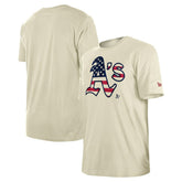 Cream Athletics New Era Americana Flag Fill T-Shirt