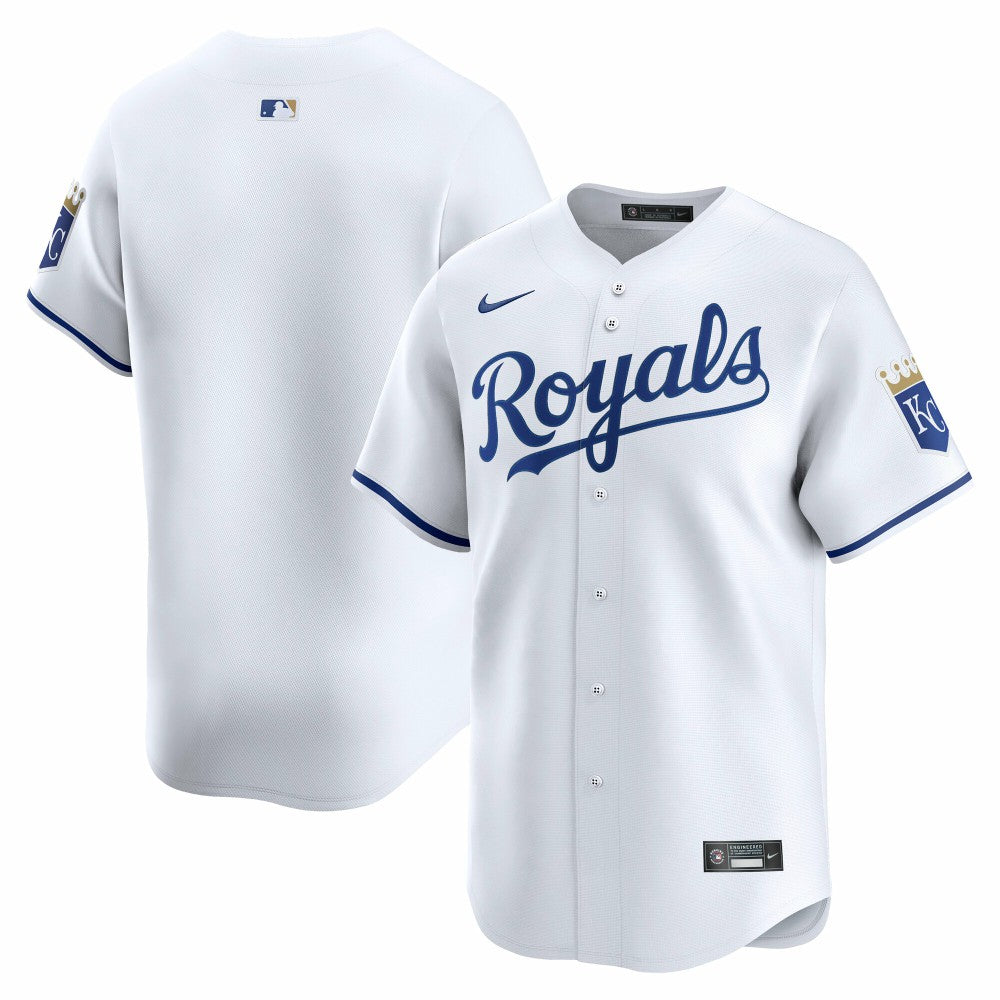 White Kansas City Royals Nike Home Limited Jersey