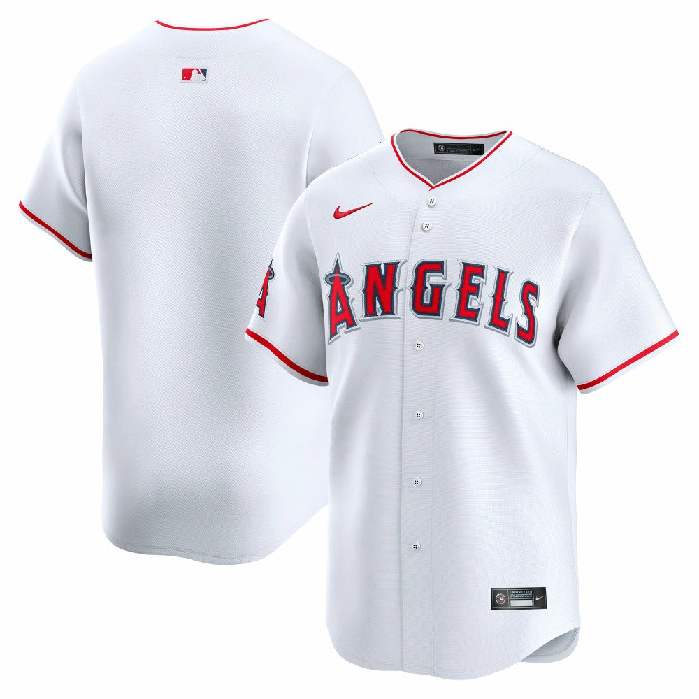 White Los Angeles Angels Nike Home Limited Jersey