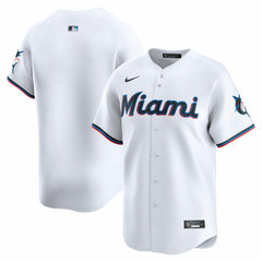 White Miami Marlins Nike Home Limited Jersey