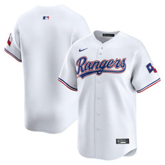 White Texas Rangers Nike Home Limited Jersey