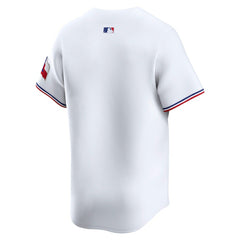 White Texas Rangers Nike Home Limited Jersey