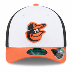 White Baltimore Orioles New Era Player Replica 9FORTY Adjustable Hat