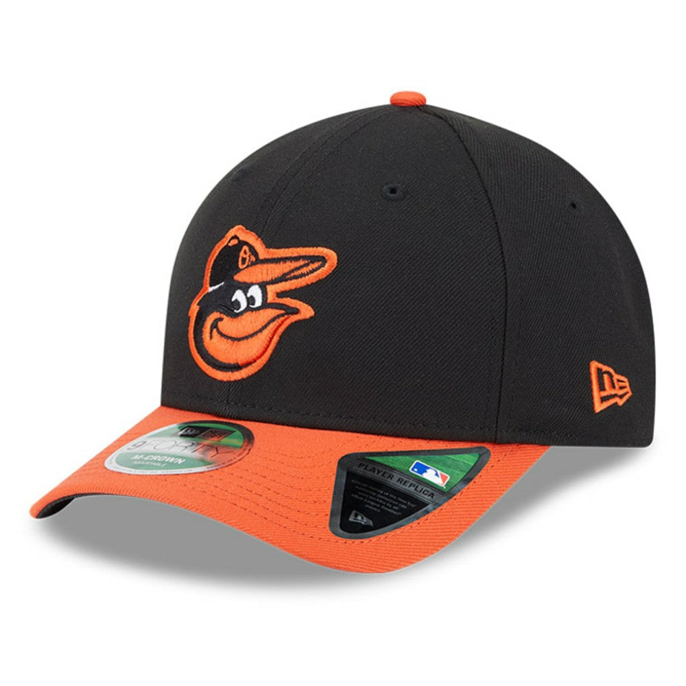 Black Baltimore Orioles New Era Player Replica 9FORTY Adjustable Hat