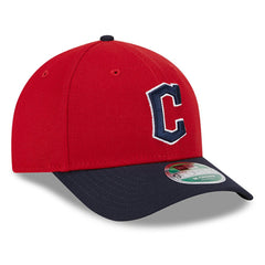Red/Black Cleveland Guardians New Era Replica 9FORTY Adjustable Hat