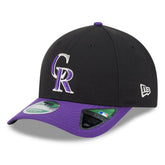 Black/Purple Colorado Rockies New Era Player Replica 9FORTY Adjustable Hat