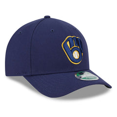Navy Milwaukee Brewers New Era Player Replica 9FORTY Adjustable Hat