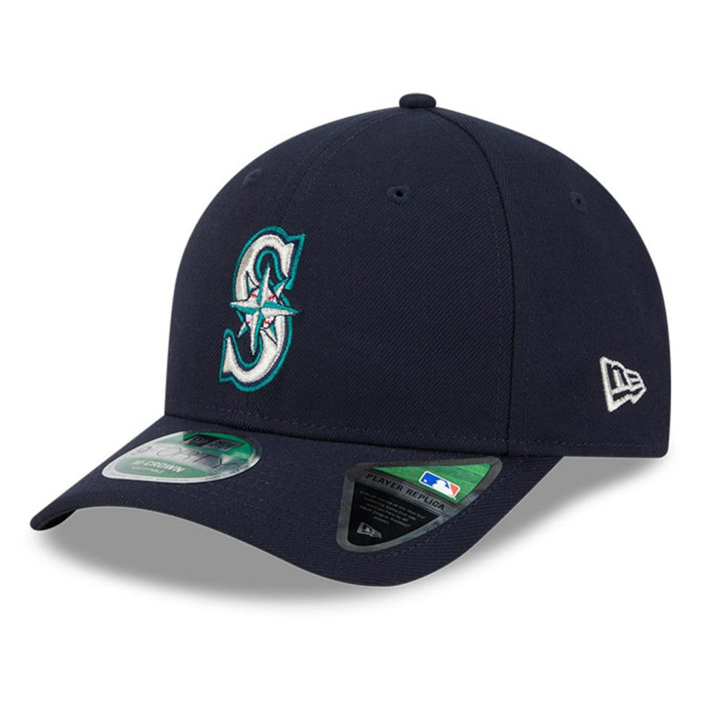 Navy Seattle Mariners New Era Player Replica 9FORTY Adjustable Hat