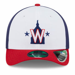 White Washington Nationals New Era Player Replica 9FORTY Adjustable Hat