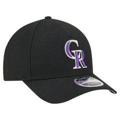 Black Colorado Rockies New Era 9FORTY M-Crown Adjustable Hat