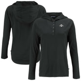 Black San Francisco Giants Cutter & Buck Women's Coastline Epic Comfort Eco Recycled Raglan Long Sleeve Hoodie T-Shirt