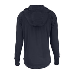 Navy New York Mets Cutter & Buck Women's Daybreak Eco Recycled Half-Zip Hoodie