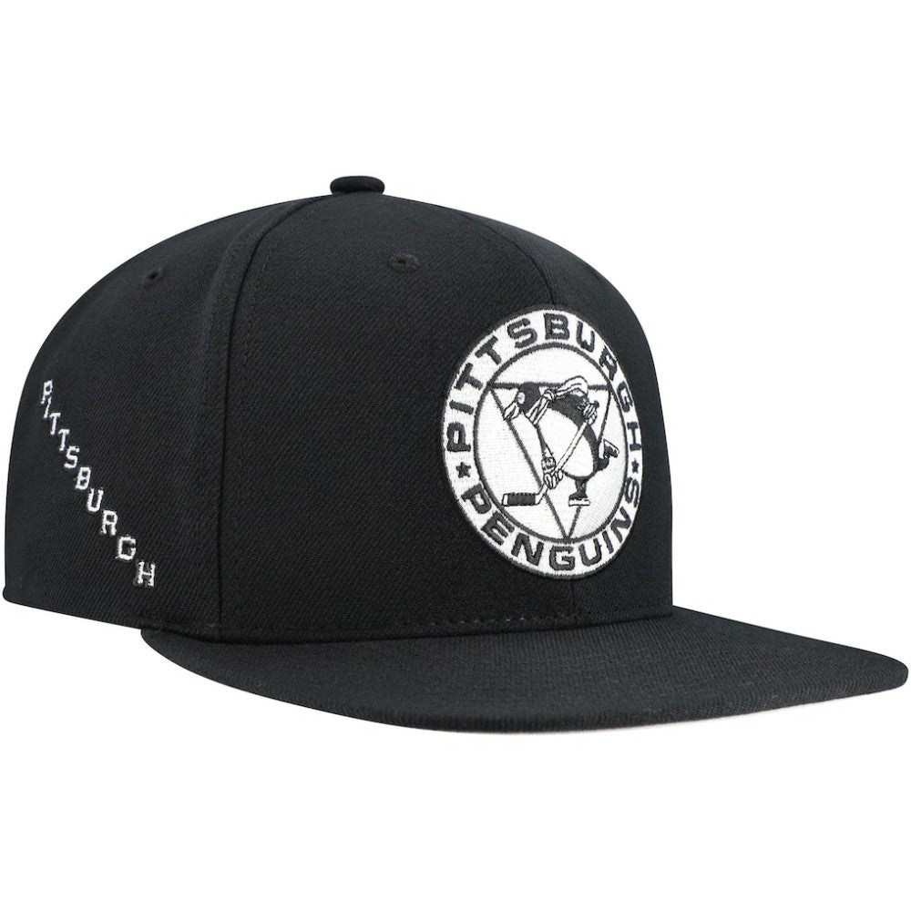 NHL Pittsburgh Penguins Mitchell & Ness Team Snapback Hat