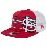 Red St. Louis Cardinals New Era 9FIFTY A-Frame Trucker Snapback Hat