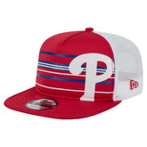 Red Philadelphia Phillies New Era 9FIFTY A-Frame Trucker Snapback Hat