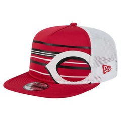 Red Cincinnati Reds New Era 9FIFTY A-Frame Trucker Snapback Hat