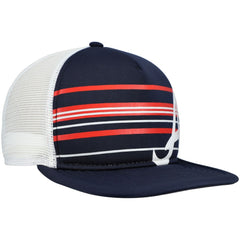 Navy Atlanta Braves New Era A-Frame Trucker 9FIFTY Snapback Hat