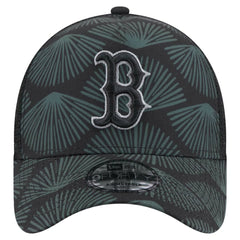 Black Boston Red Sox New Era 9FORTY A-Frame Trucker Adjustable Hat