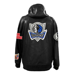 Dallas Mavericks Jeff Hamilton Vegan Leather Full-Zip Hoodie sale