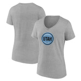 NHL Utah Mammoth Fanatics Women's Draft Logo V-Neck T-Shirt