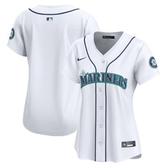 White Seattle Mariners Nike Women's Home Limited Jersey
