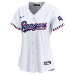 White Texas Rangers Nike Women's Home Limited Jersey