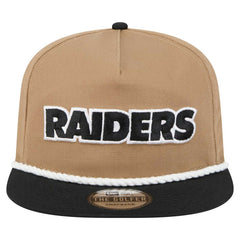 Desert Golfer Snapback Hat - Las Vegas Raiders Hats