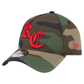 Mystic Camo A-Frame 9FORTY Adjustable Hat - Kansas City Chiefs Hats