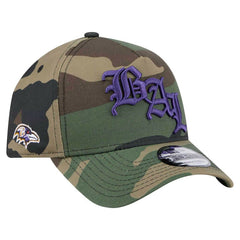 Mystic Camo A-Frame 9FORTY Adjustable Hat - Baltimore Ravens Hats