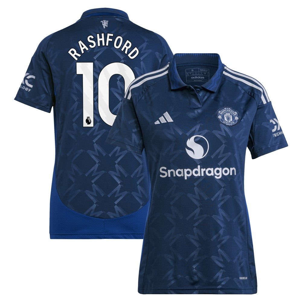 Marcus Rashford Manchester United Women's 2024/25 Away Replica Player Jersey