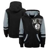 Brooklyn Nets Preschool Straight To The League Full-Zip Hoodie