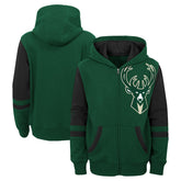 Milwaukee Bucks Preschool Straight To The League Full-Zip Hoodie