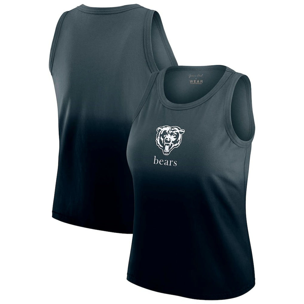 WEAR by Erin Andrews x Gracie Hunt Women's Ombre Tank Top - Chicago Bears Tops