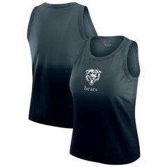 WEAR by Erin Andrews x Gracie Hunt Women's Ombre Tank Top - Chicago Bears Tops