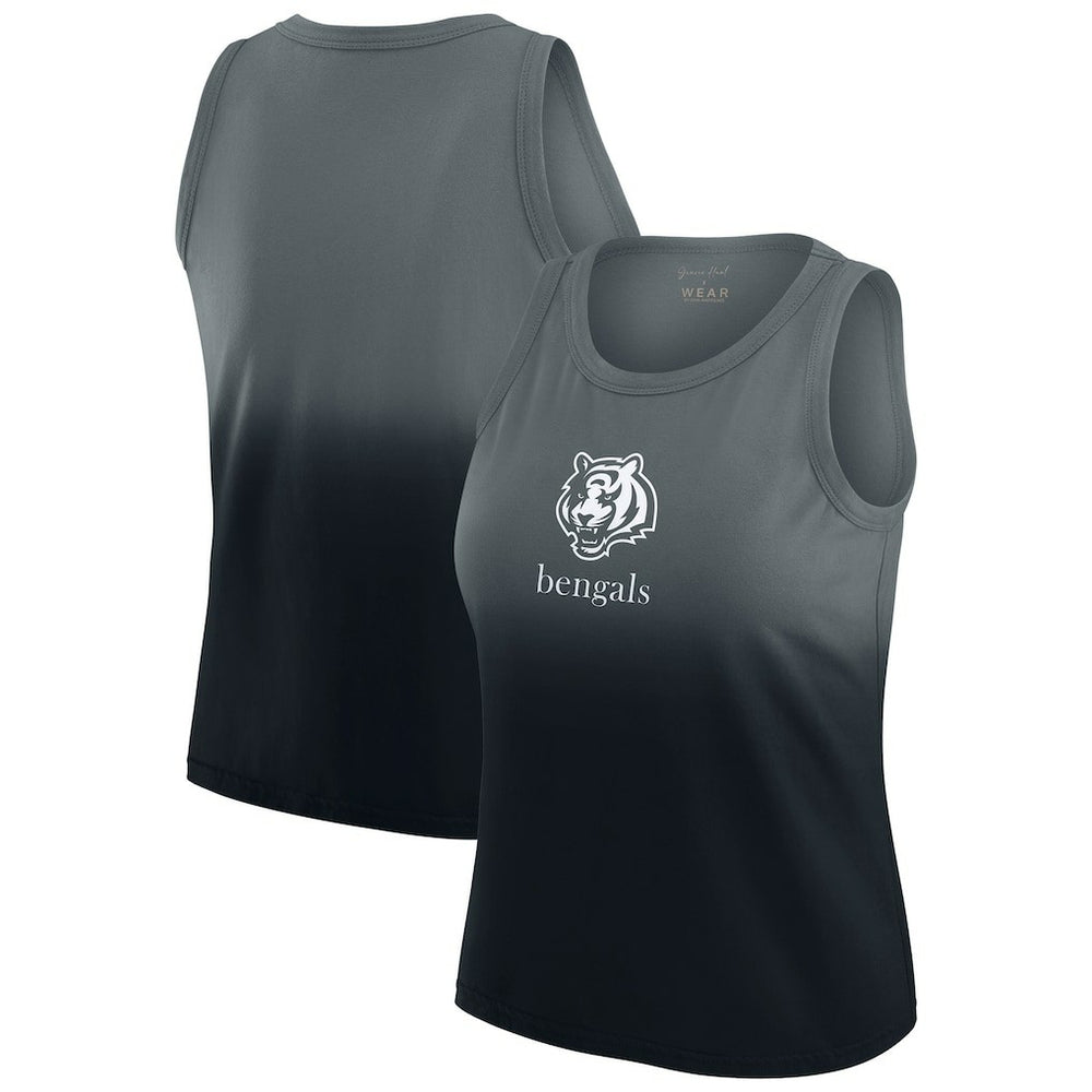 WEAR by Erin Andrews x Gracie Hunt Women's Ombre Tank Top - Cincinnati Bengals Tops