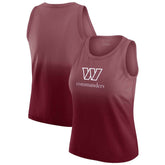 WEAR by Erin Andrews x Gracie Hunt Women's Ombre Tank Top - Washington Commanders Tops