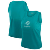 WEAR by Erin Andrews x Gracie Hunt Women's Ombre Tank Top - Miami Dolphins Tops