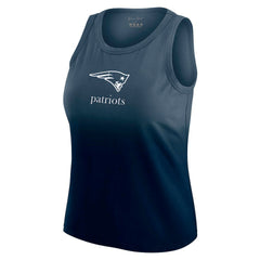 WEAR by Erin Andrews x Gracie Hunt Women's Ombre Tank Top - New England Patriots Tops