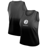 WEAR by Erin Andrews x Gracie Hunt Women's Ombre Tank Top - Pittsburgh Steelers Tops