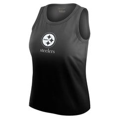 WEAR by Erin Andrews x Gracie Hunt Women's Ombre Tank Top - Pittsburgh Steelers Tops