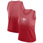 WEAR by Erin Andrews x Gracie Hunt Women's Ombre Tank Top - San Francisco 49ers Tops