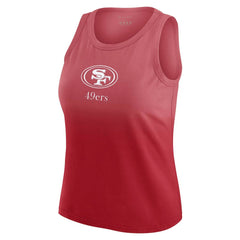 WEAR by Erin Andrews x Gracie Hunt Women's Ombre Tank Top - San Francisco 49ers Tops