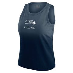 WEAR by Erin Andrews x Gracie Hunt Women's Ombre Tank Top - Seattle Seahawks Tops